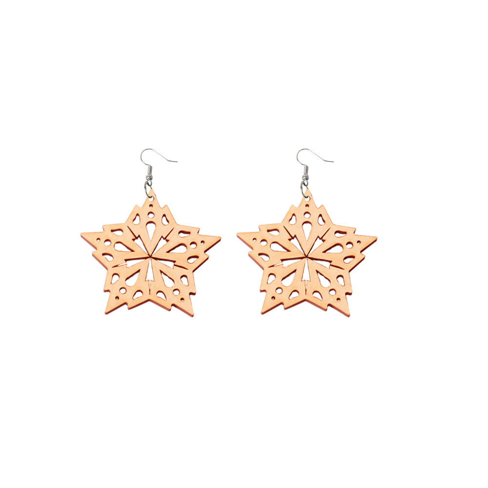 Star-Shaped Earrings