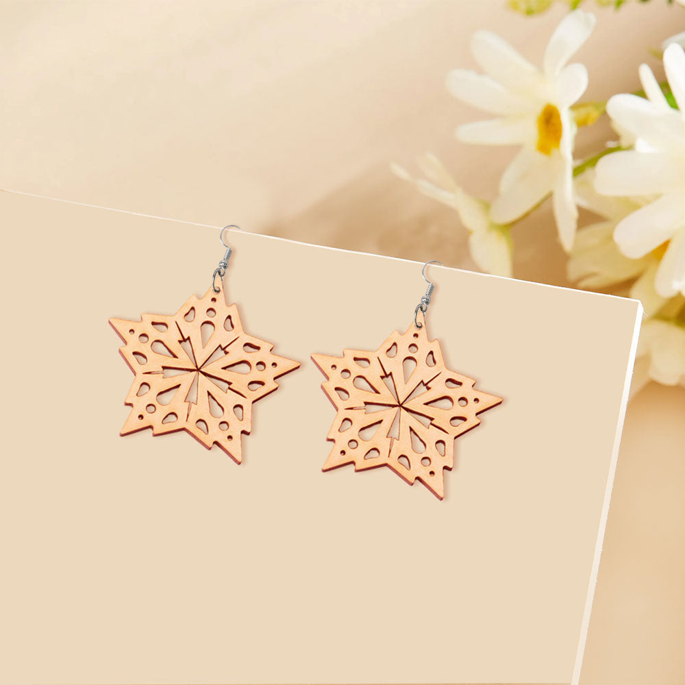 Star-Shaped Earrings