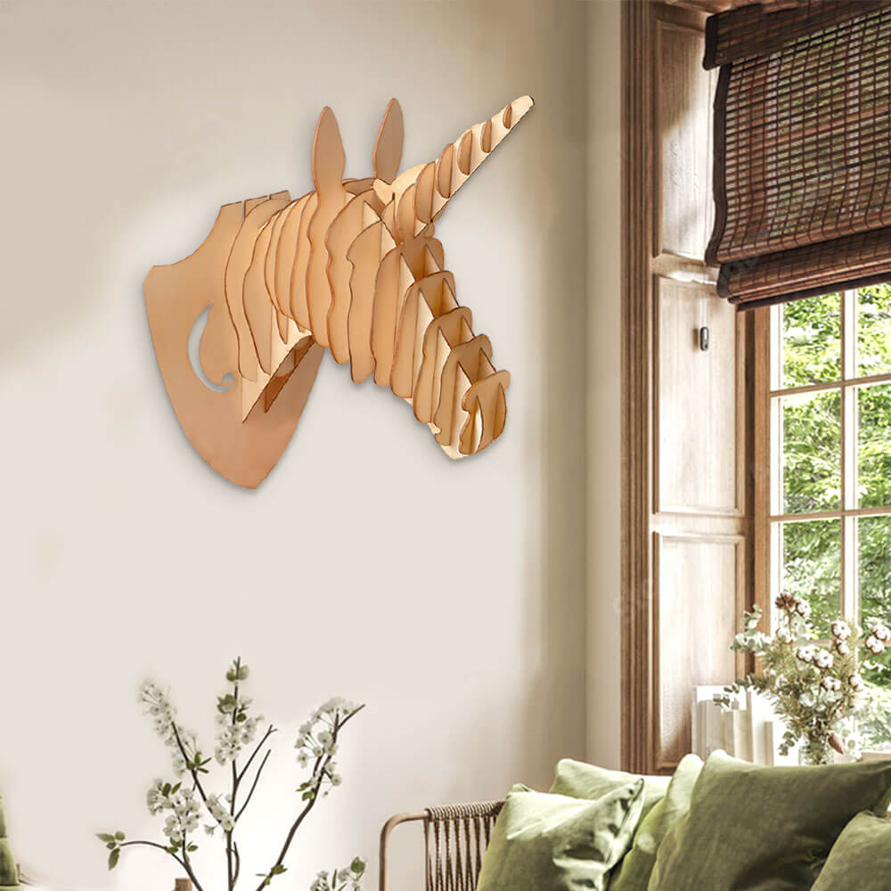 Unicorn Head Hanging Wall Decor