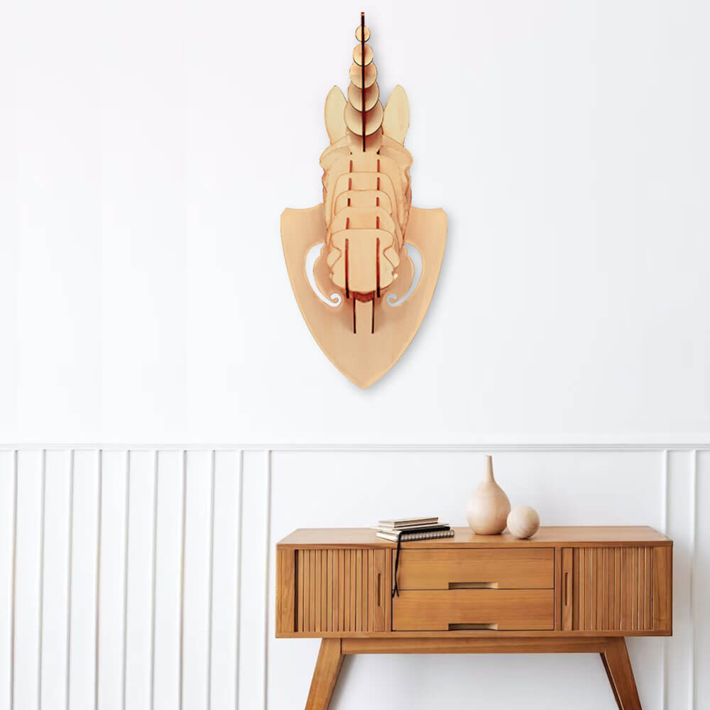 Unicorn Head Hanging Wall Decor