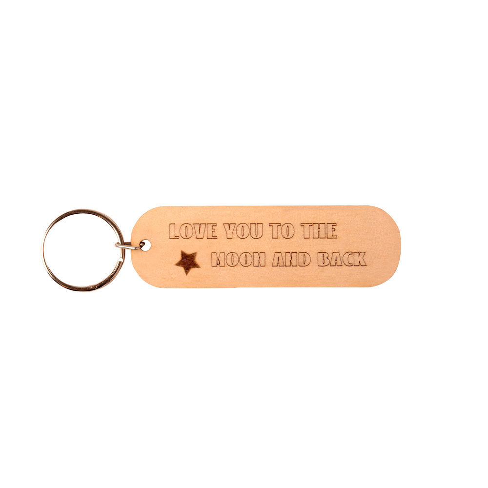 Love You To The Moon and Back Keychain