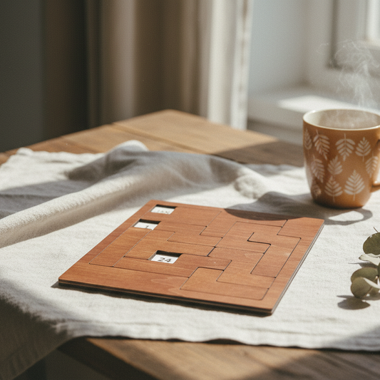 Wooden Calendar Puzzle Toy