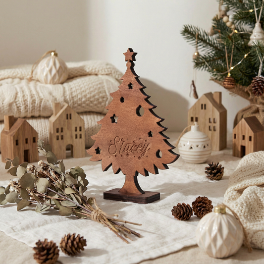 Christmas Tree Customized Name Ornamentt