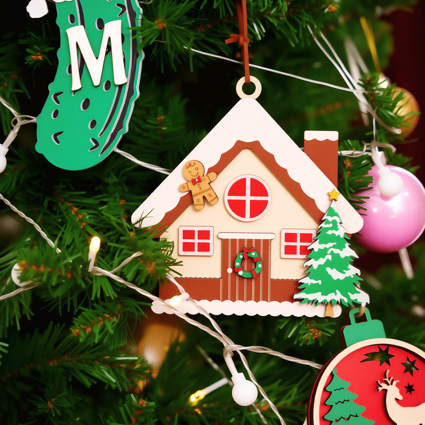 Christmas Cottage Ornament