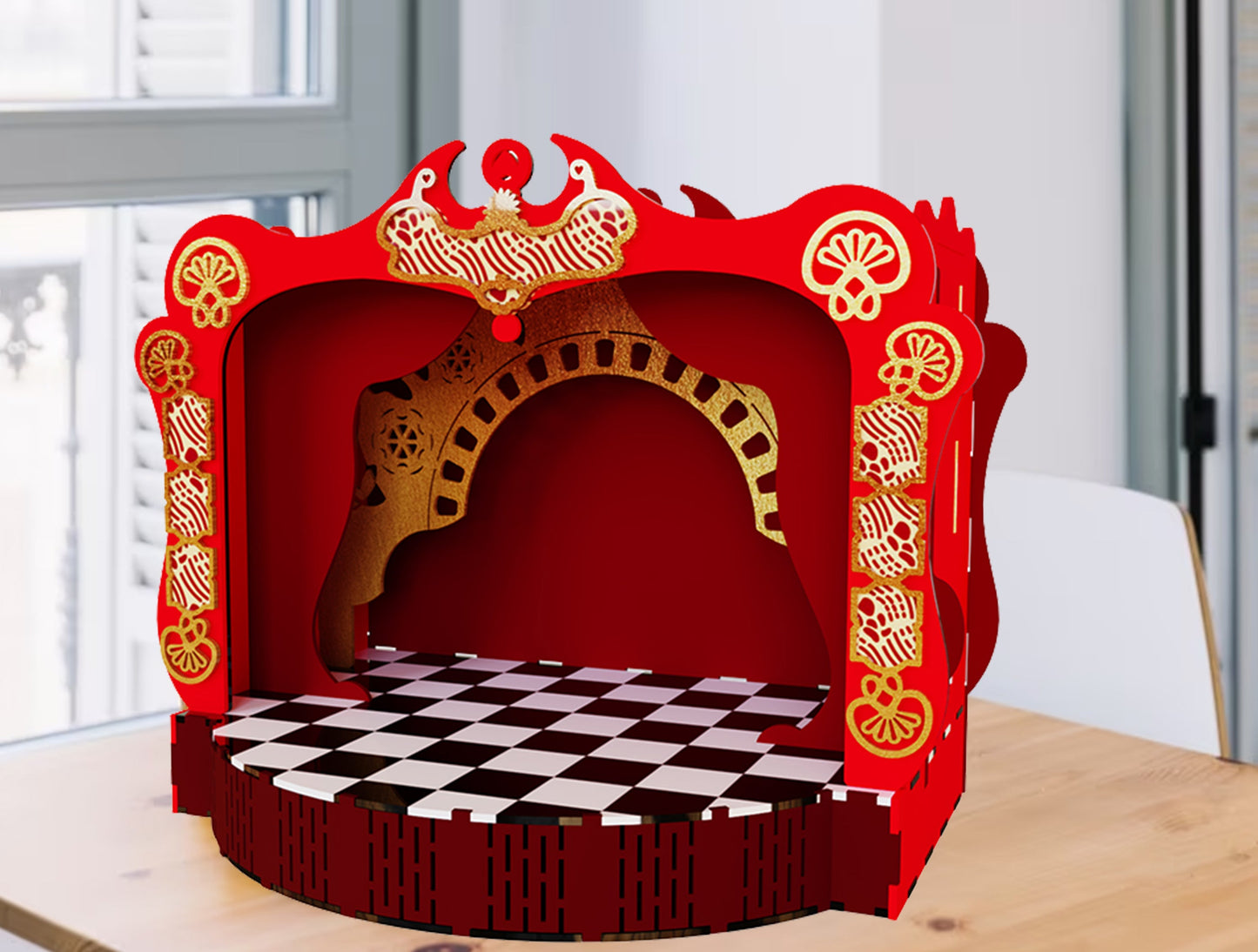 Finger Puppet Theater Stage