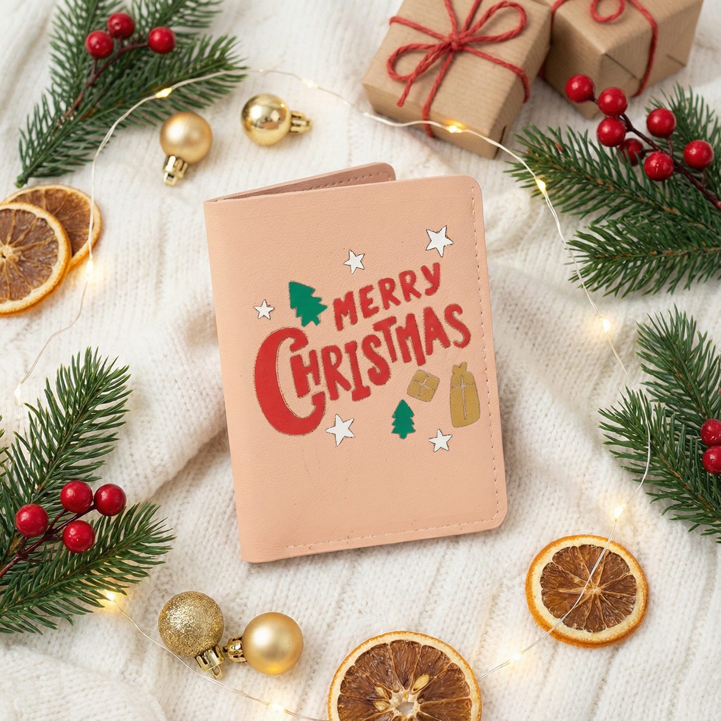 Christmas Vinyl Heat Transfer Wallet Pattern