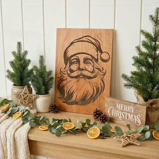 Santa Claus Deep Engraving