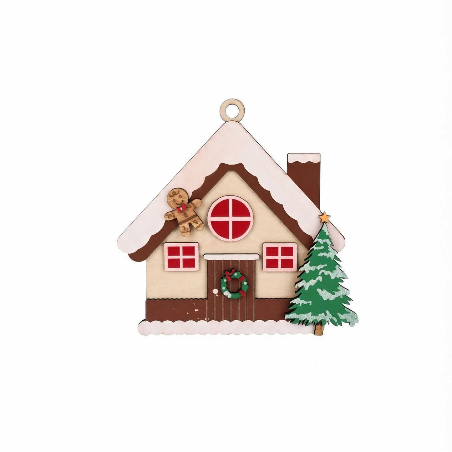 Christmas Cottage Ornament