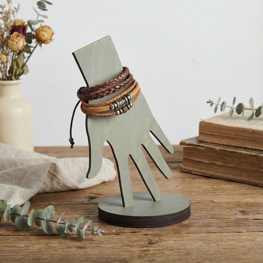 Wooden Bracelet Display Stand