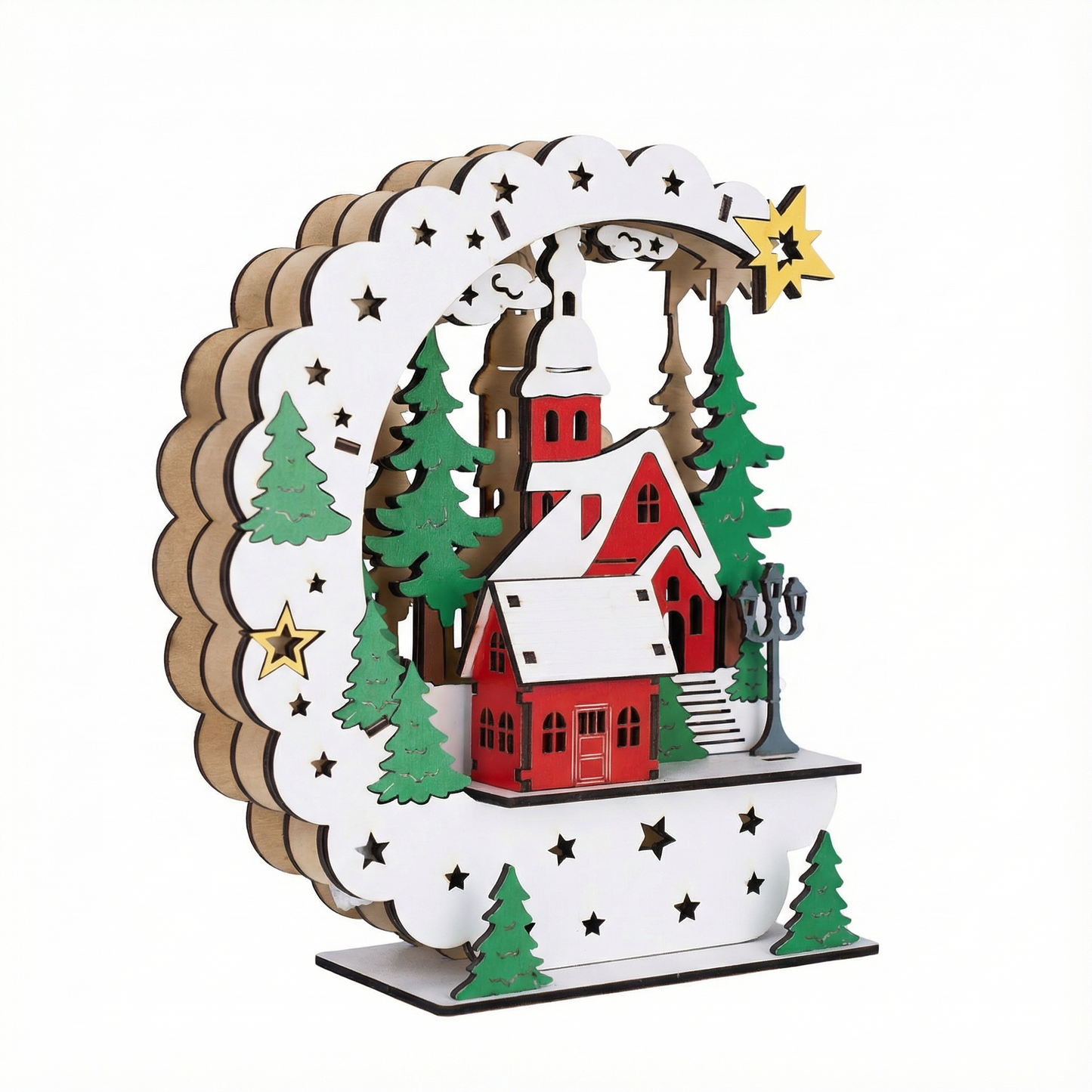 Christmas House Themed 3D Decorative Lights