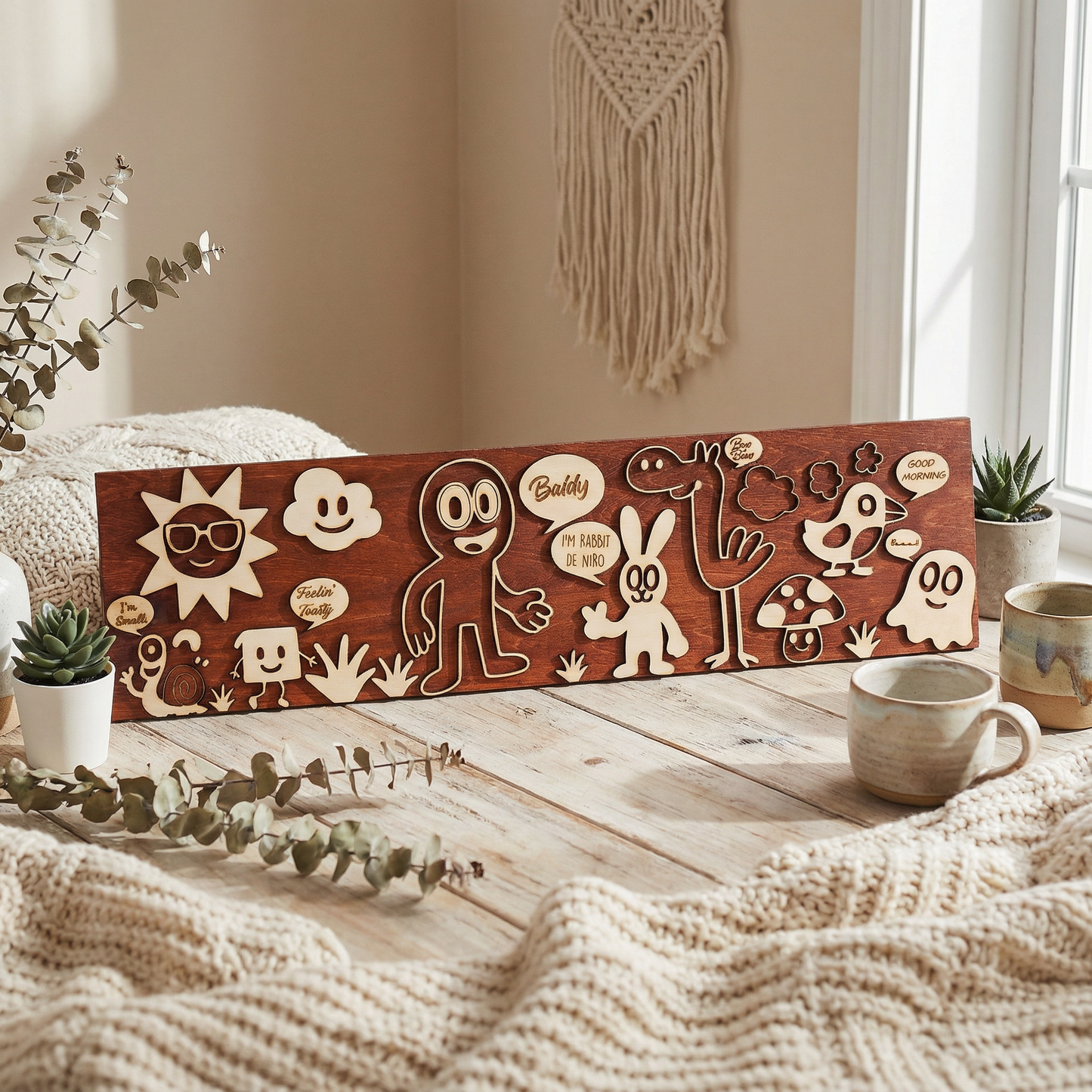 Children's Wooden Decorative Art