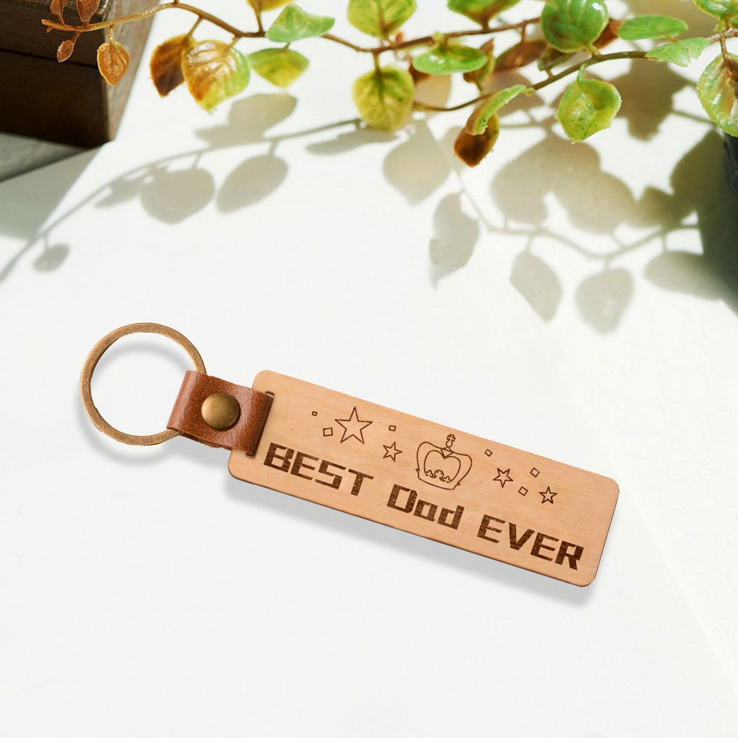 Best Dad Ever Keychain