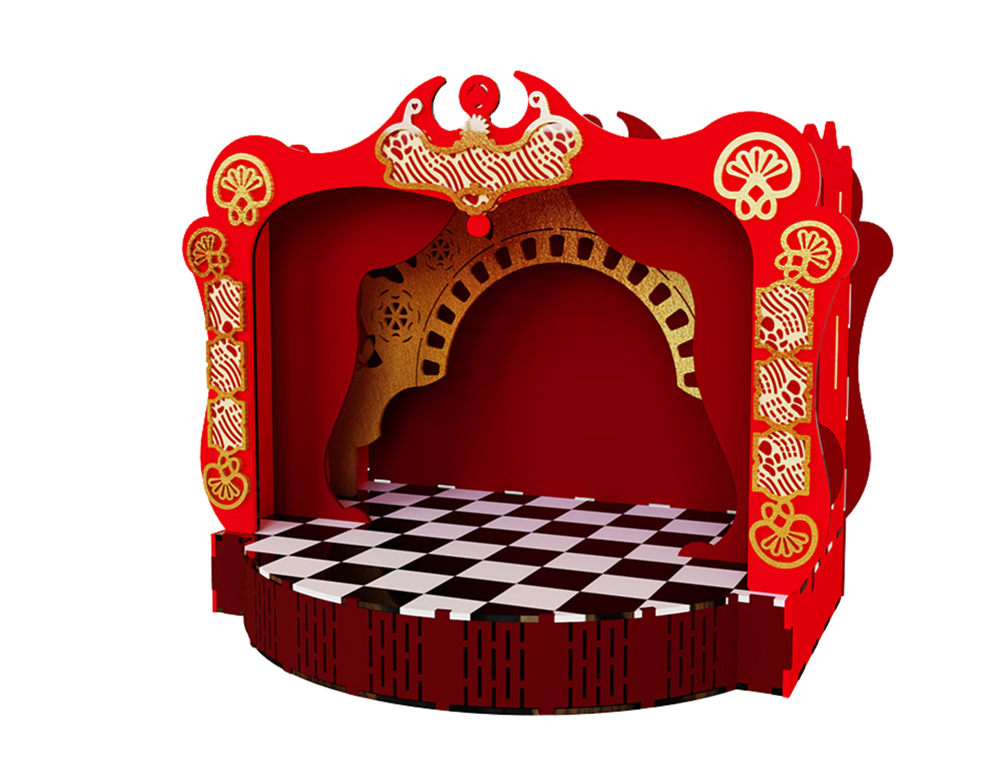 Finger Puppet Theater Stage