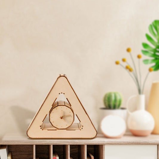 Triangle Round Alarm Clock