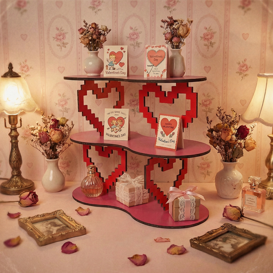 Valentine's Day Heart-Shaped Storage Rack_ZY Holder