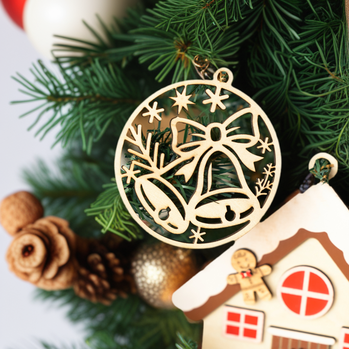 Christmas Tree Bell Ornament
