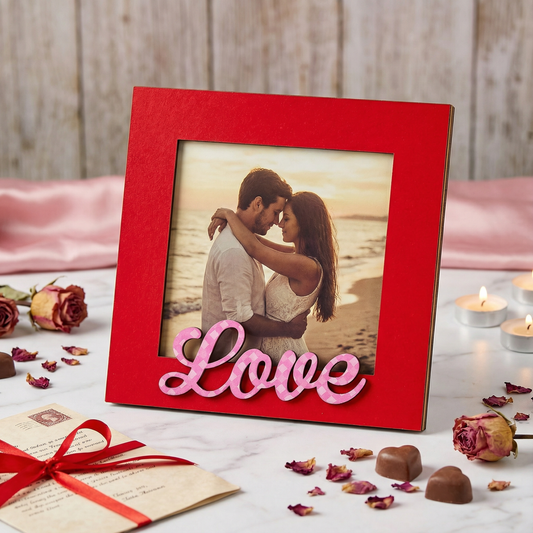 Valentine's Day Wooden Photo Frame