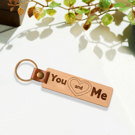 You and Me Keychain