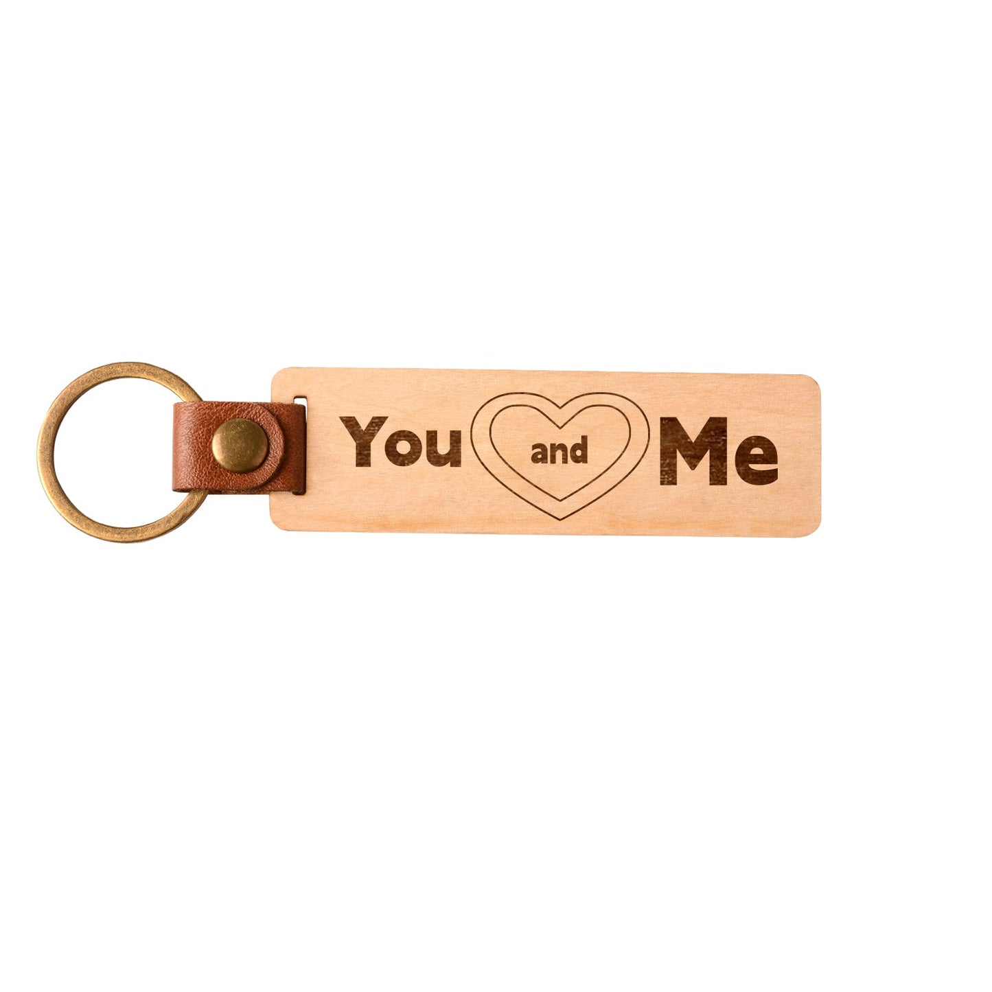 You and Me Keychain