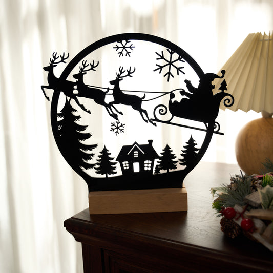 Christmas themed acrylic lights