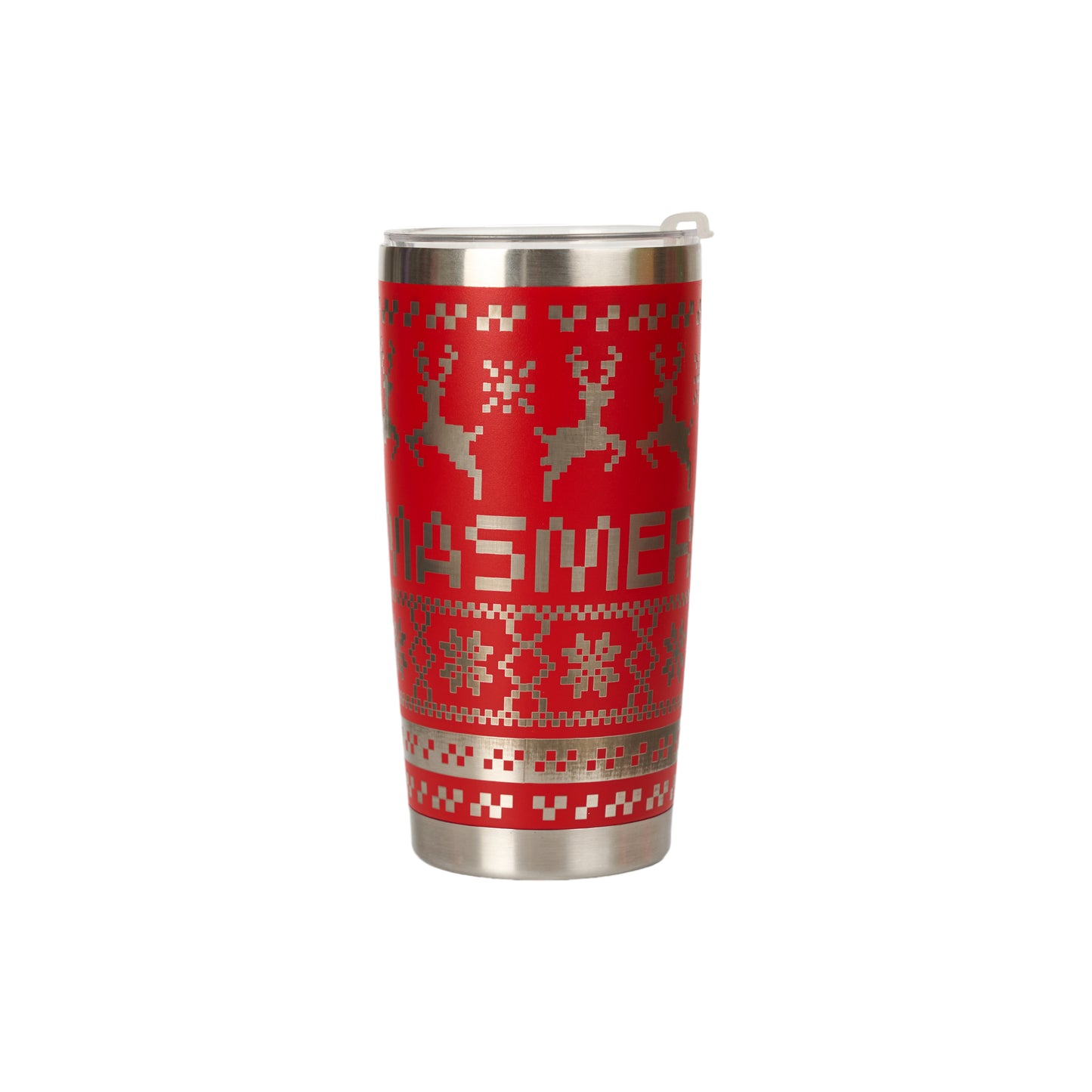 Christmas Themed Tumbler Engraving