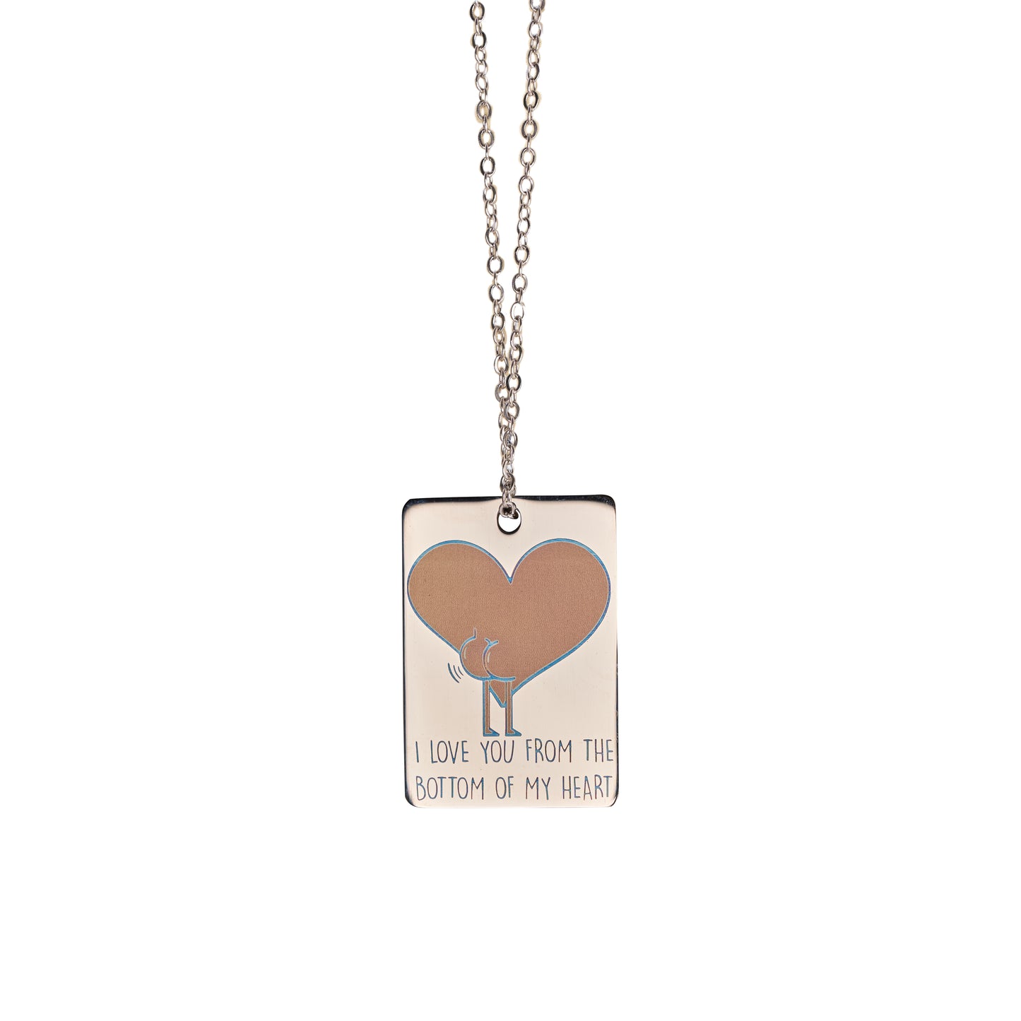 Valentine's Day Theme Fun Heart Pendant Engraving