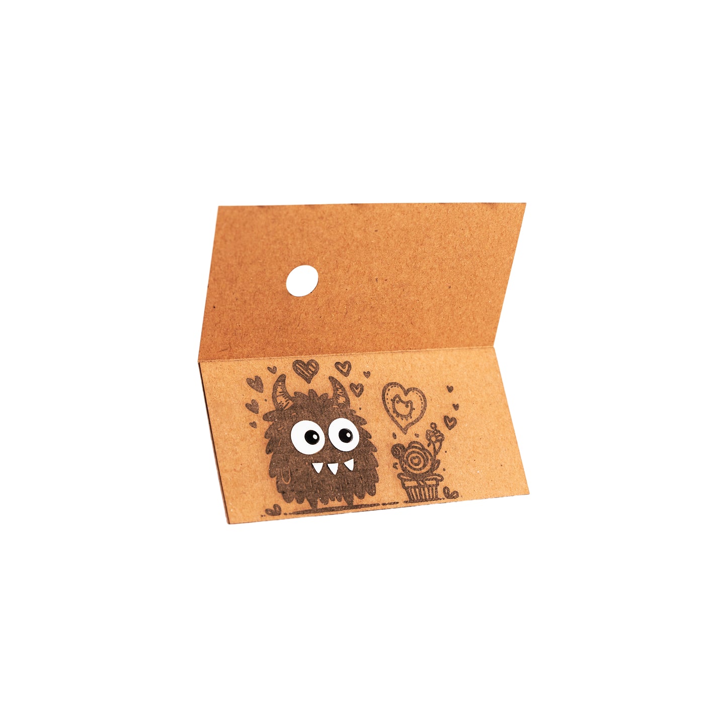 Valentine's Day Little Monster Greeting Card