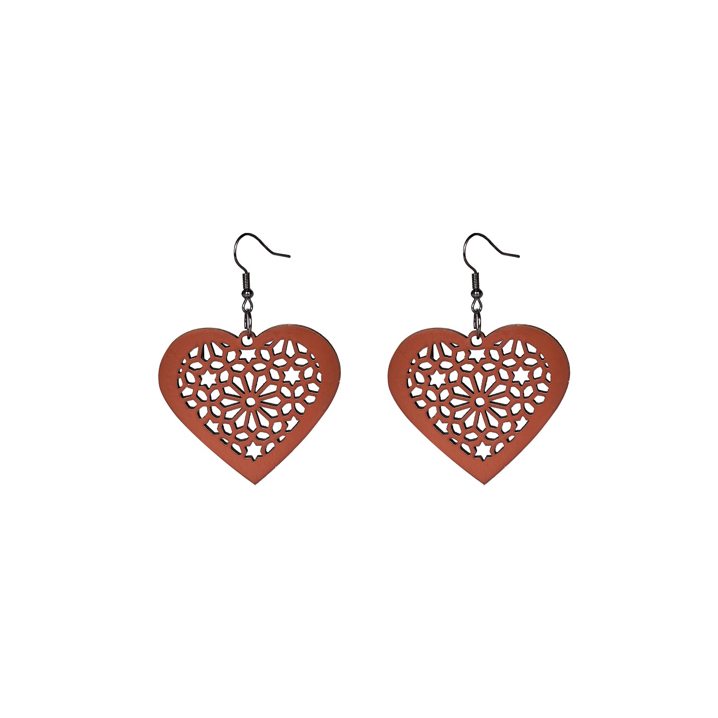 Valentine's Day Cutout Heart Earrings