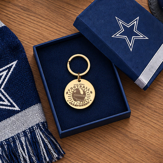 NFL Football Keychain Engraving