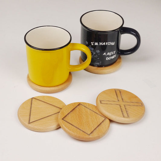 Engraved Coaster - Game Controller Buttons