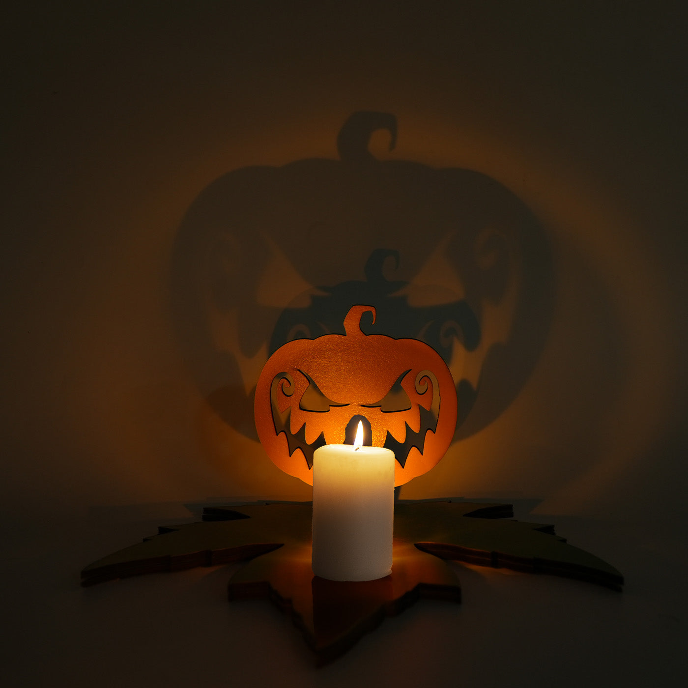 Halloween Candle Projection