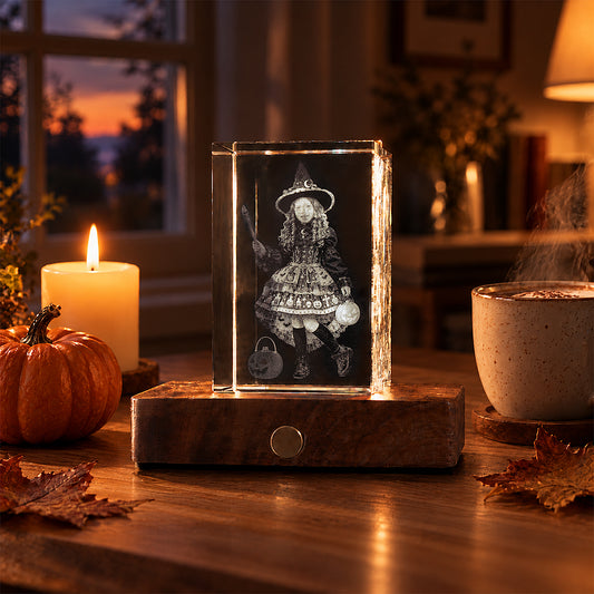 Halloween Magical Girl 2.5D Crystal Inner Engraving
