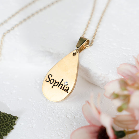Custom Name Pendant Engraving