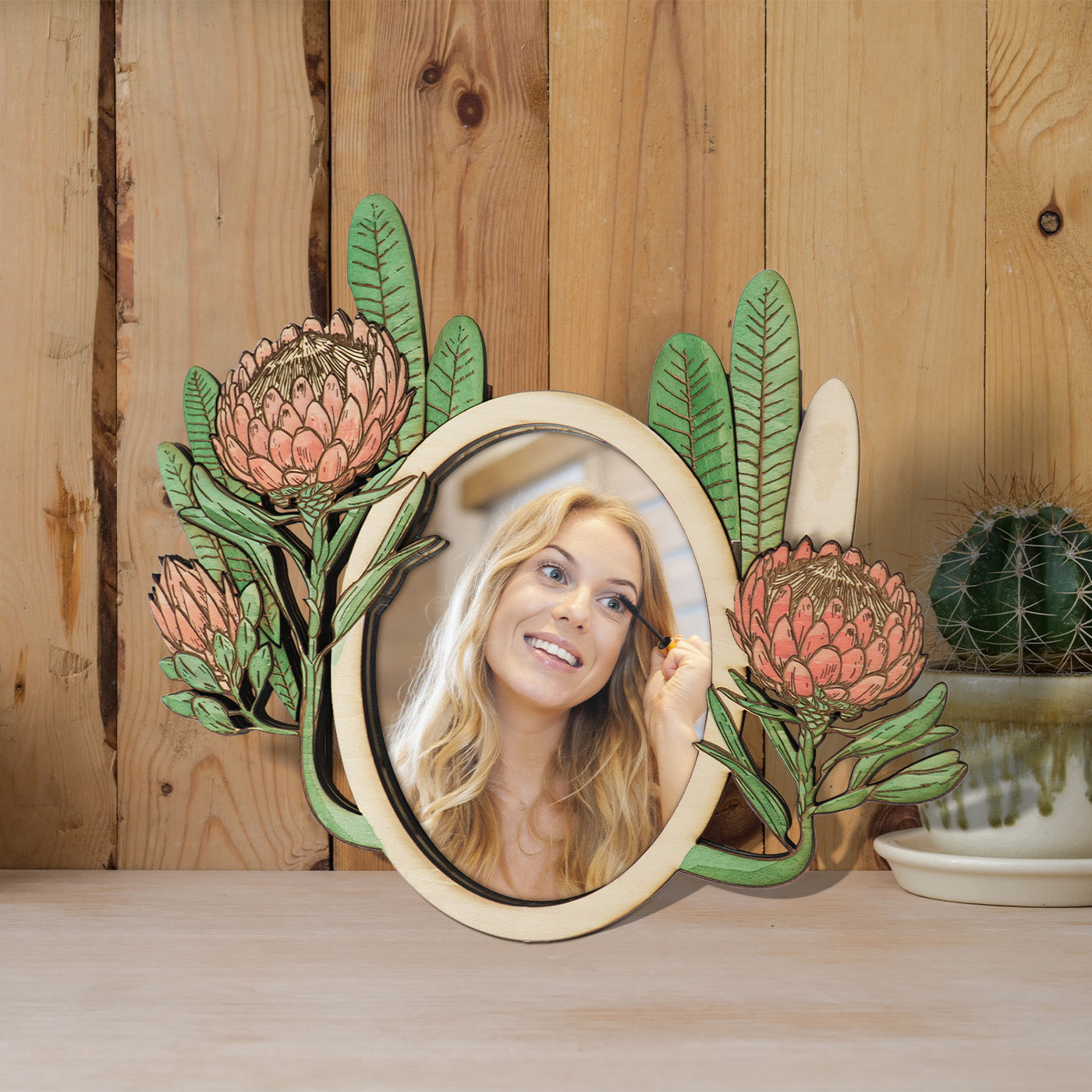 Floral Mirror Frame