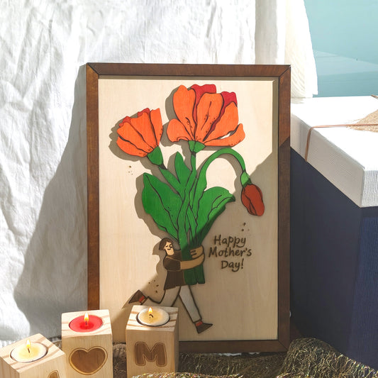 Mother's Day Carnation Decoration Painting