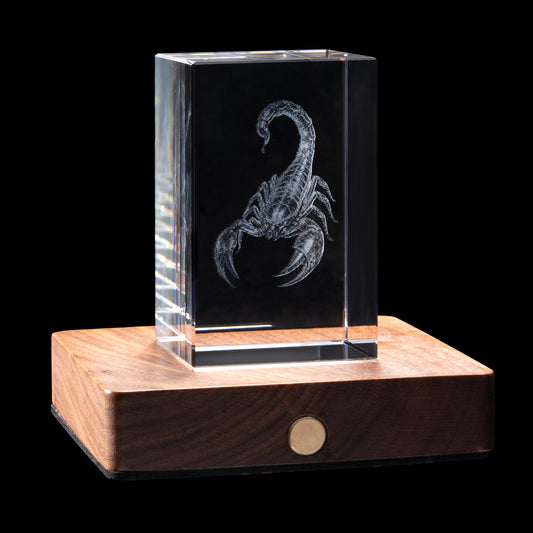 Scorpion 2.5D Crystal Inner Engraving