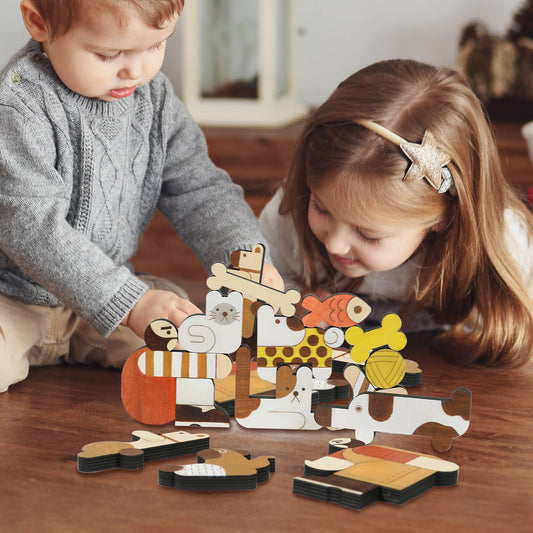 Fathers Day Pet balance blocks