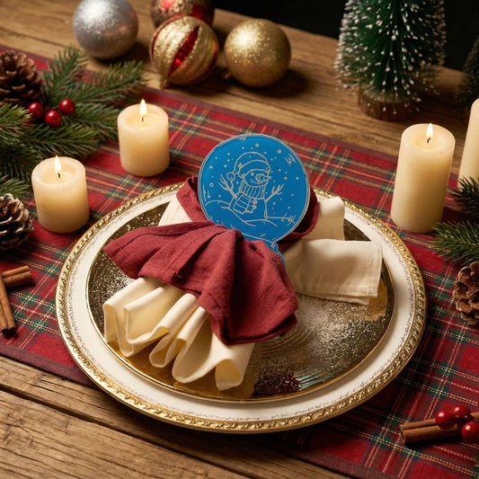 Christmas Snowman Napkin Ring