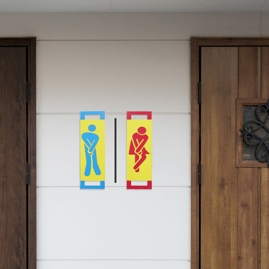 Toilet signage