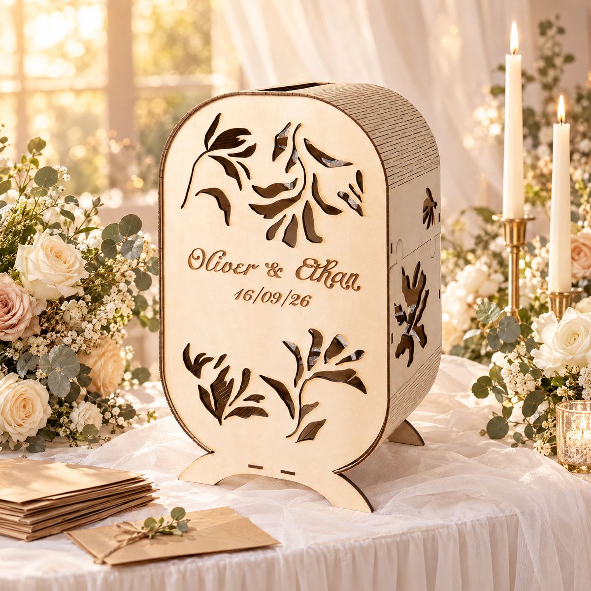 Wedding Souvenir Coaster Engraving