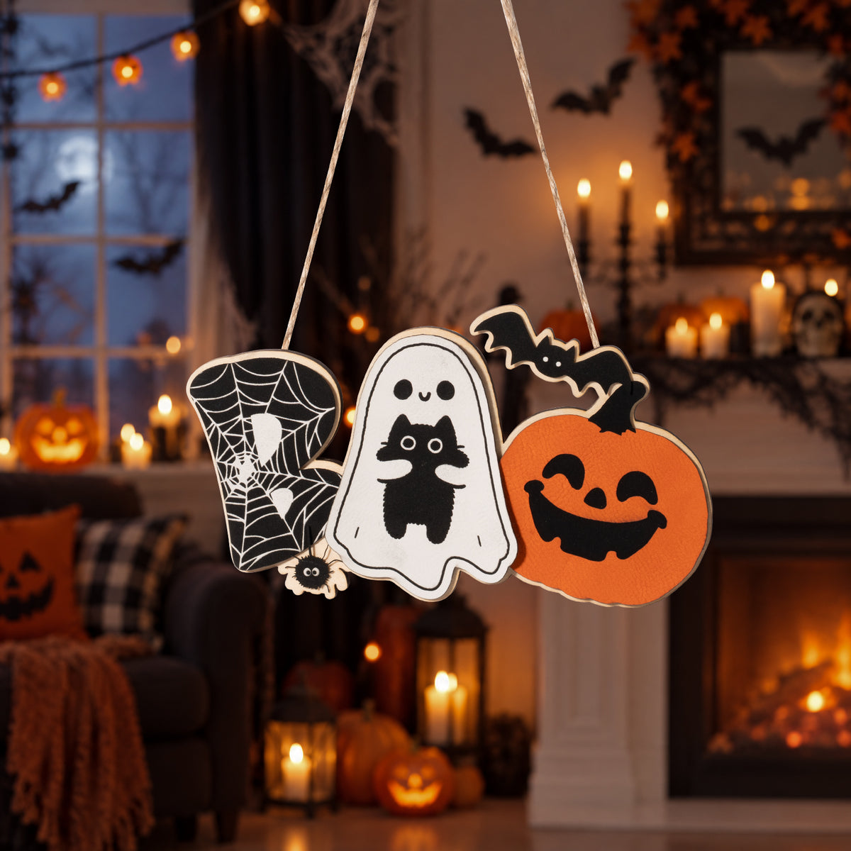 Halloween Boo Door Sign