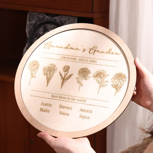Mother's Day Decorative Engraving Ornament