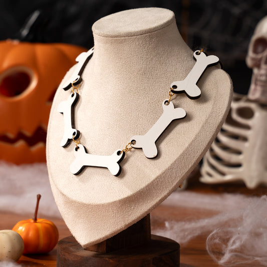Bones choker necklace