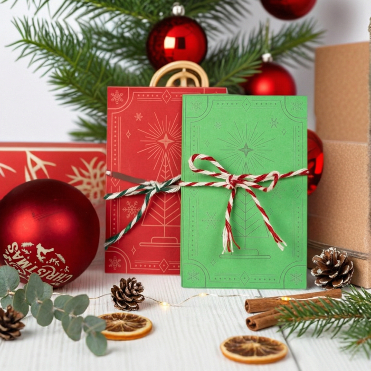 Christmas Card Pattern Engraving