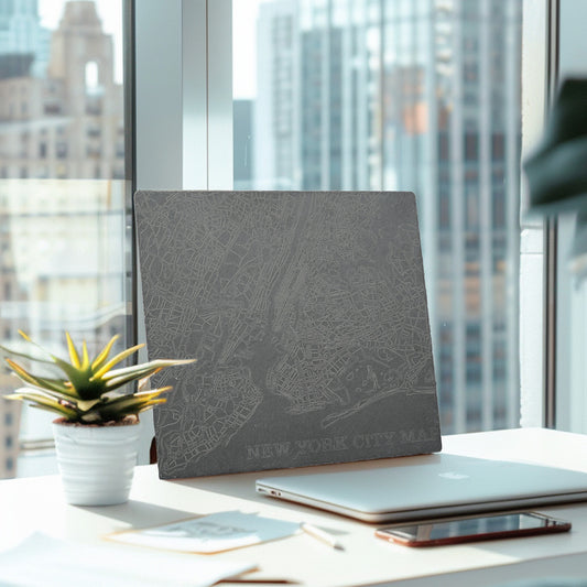 Slate New York map