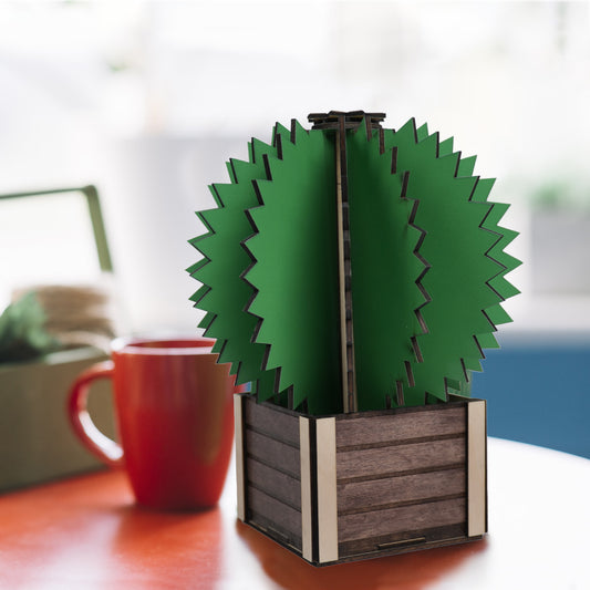 Spherical cactus ornaments