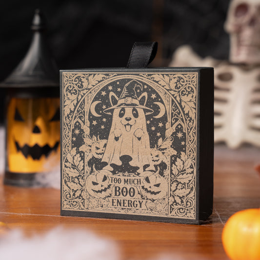 Corgi Ghost Gift Box Engraving