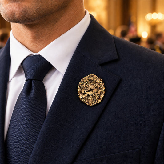Firefighter Honor Badge Pin Lapel