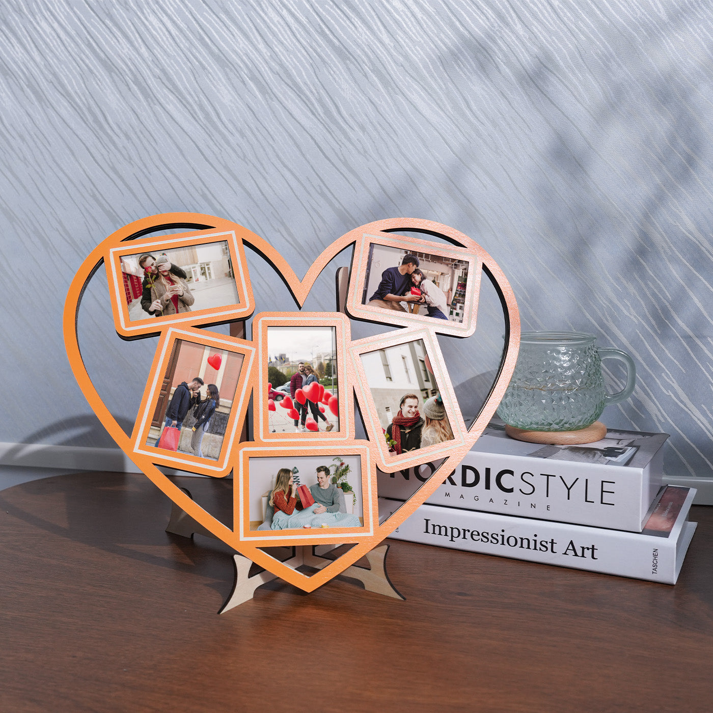 Heart-Shaped Photo Frame 01