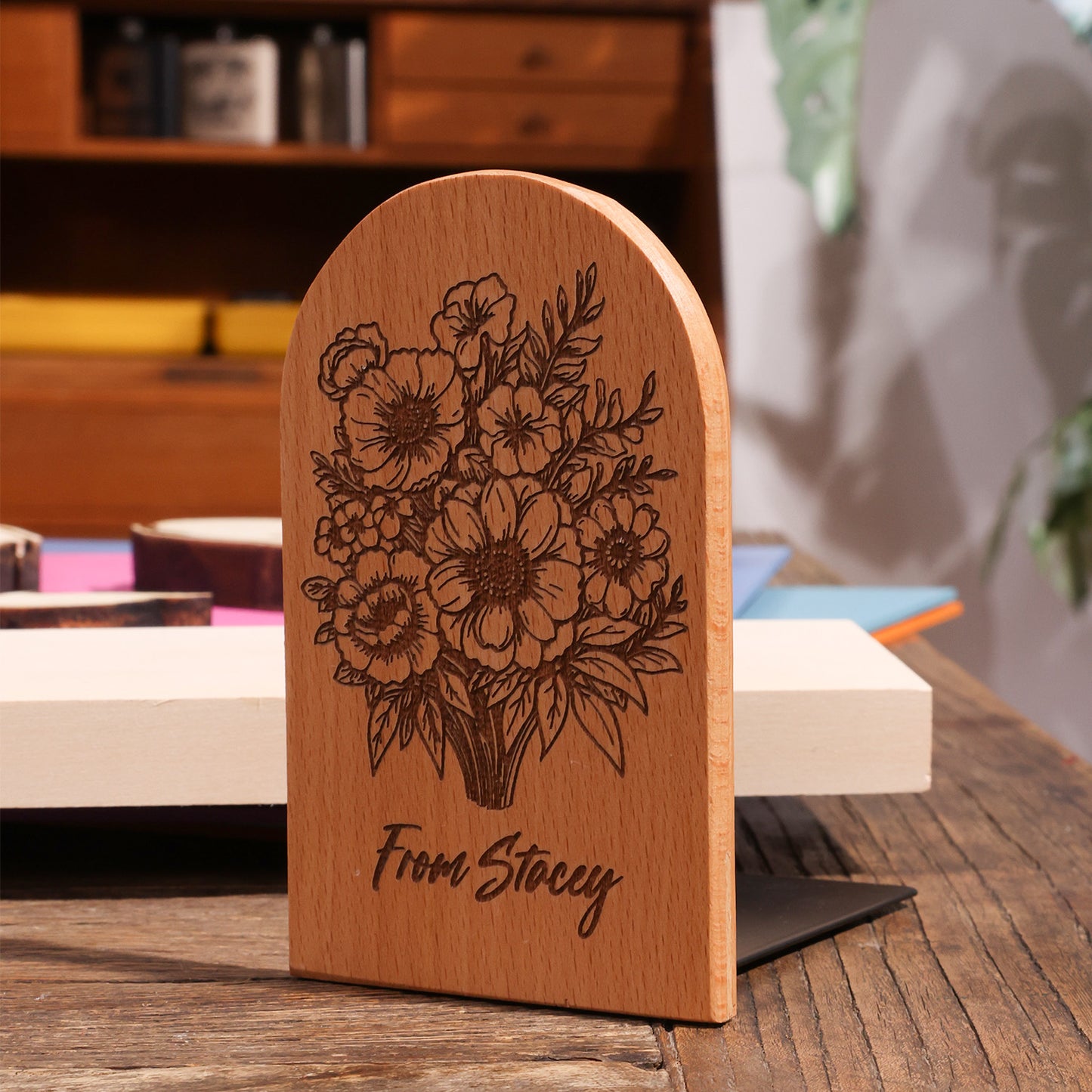 Mother's Day Bookend Engraving